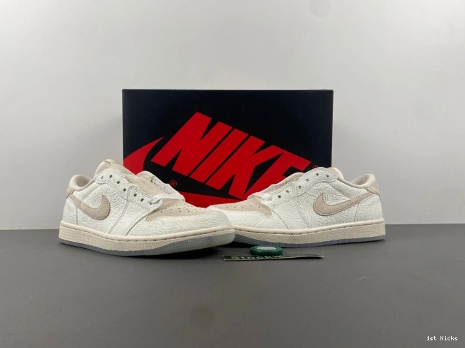 1st Kicks Shoes Chris Jordan OG 1 FZ0455-200 Retro Low Paul 0719